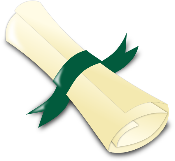 Diploma Clip Art (600x552)