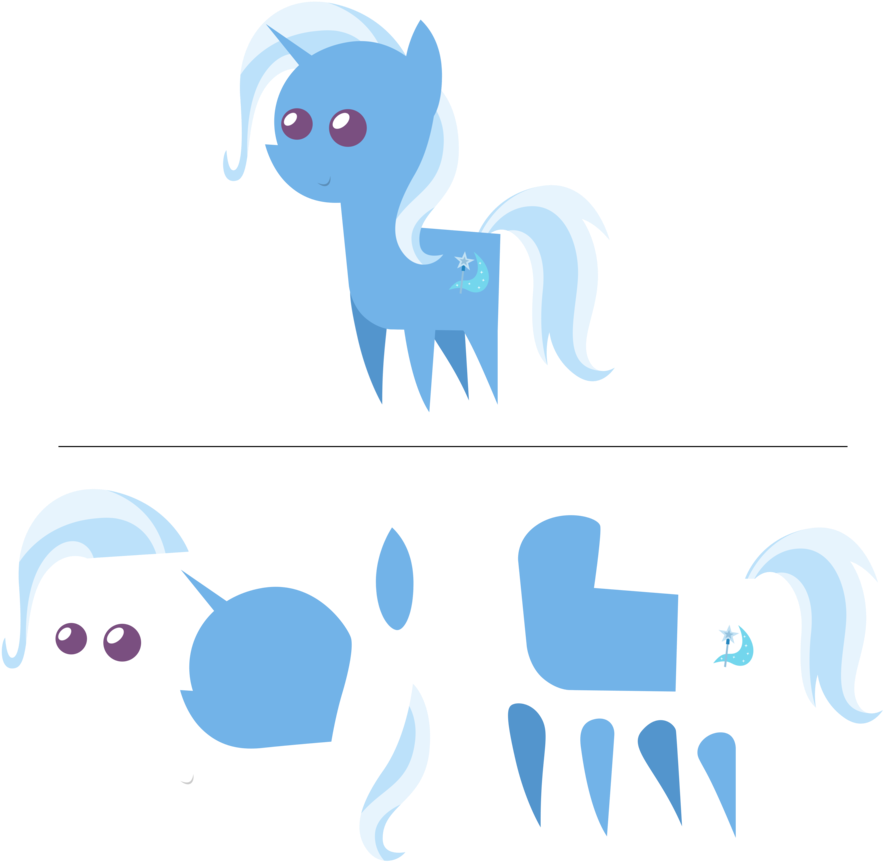 Pointy Ponies - Cartoon (1024x912)