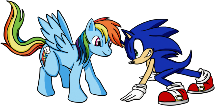 Rainbow - Sonic The Hedgehog Vs Rainbow Dash (1024x579)