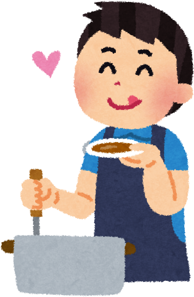 ダムカレーの作り方とポイントについて 自宅でも簡単にできる - 料理 が できる イラスト (523x648)