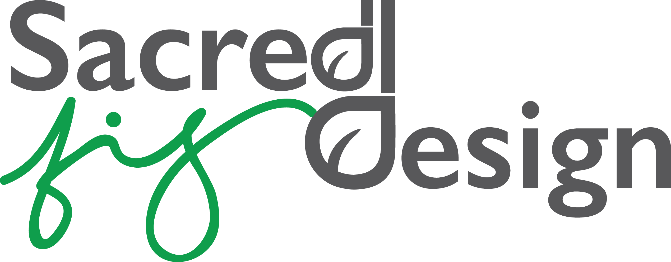 Sacred Fig Design Logo - Personal (2539x994)