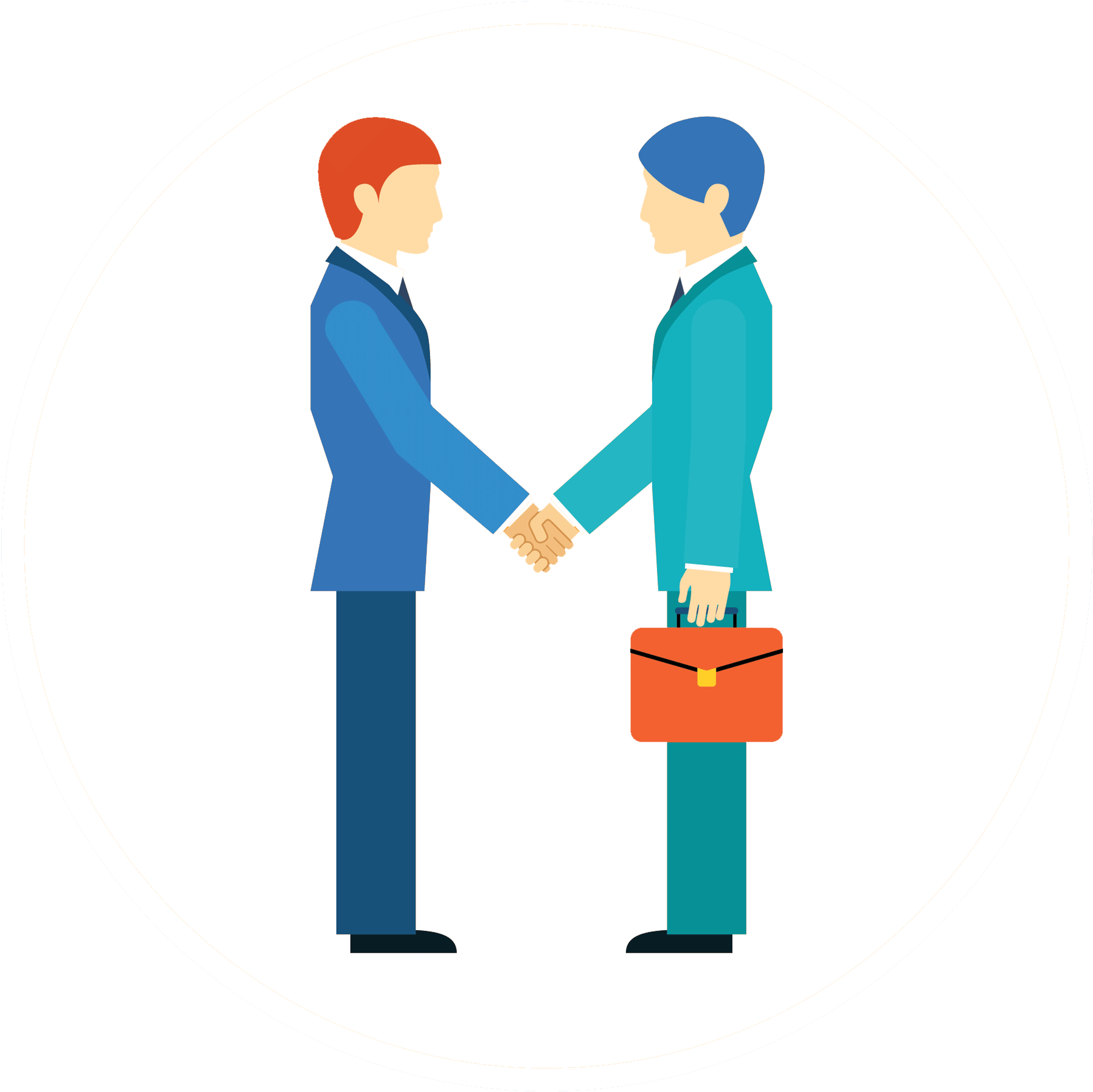 Client Satisfaction Is Very Important To Us - Handshake (2500x2483)