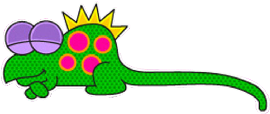 Lagartija - Cartoon (675x256)