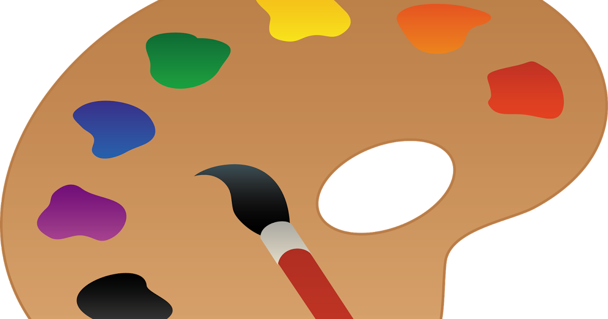 Cartoon Paint Brushes And Paint (1200x630)