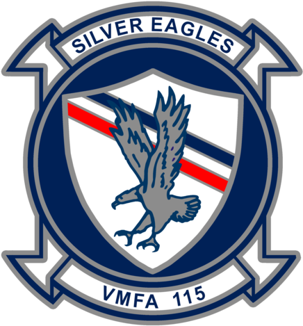 Usmc Vmfa-115 Silver Eagles Sticker - Hsm-51 (458x480)