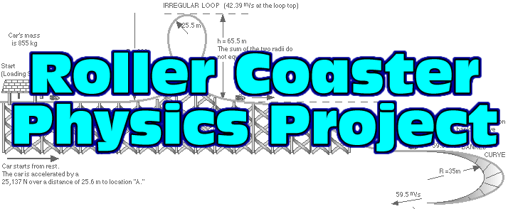 Roller Coaster Physics Project - Physics Of Roller Coaster (714x294)