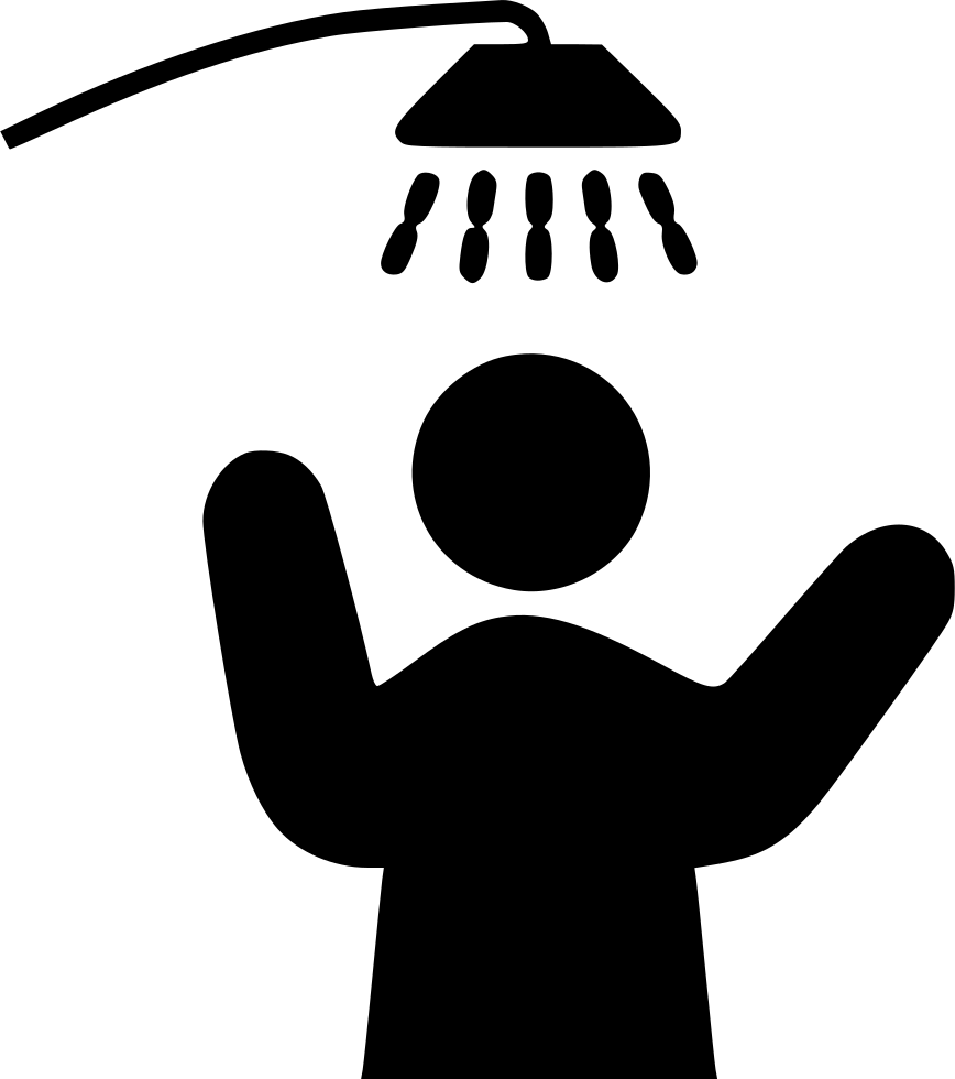Taking Shower Comments - Bathing (868x980)