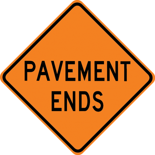 Description - Slow Traffic Sign (500x500)