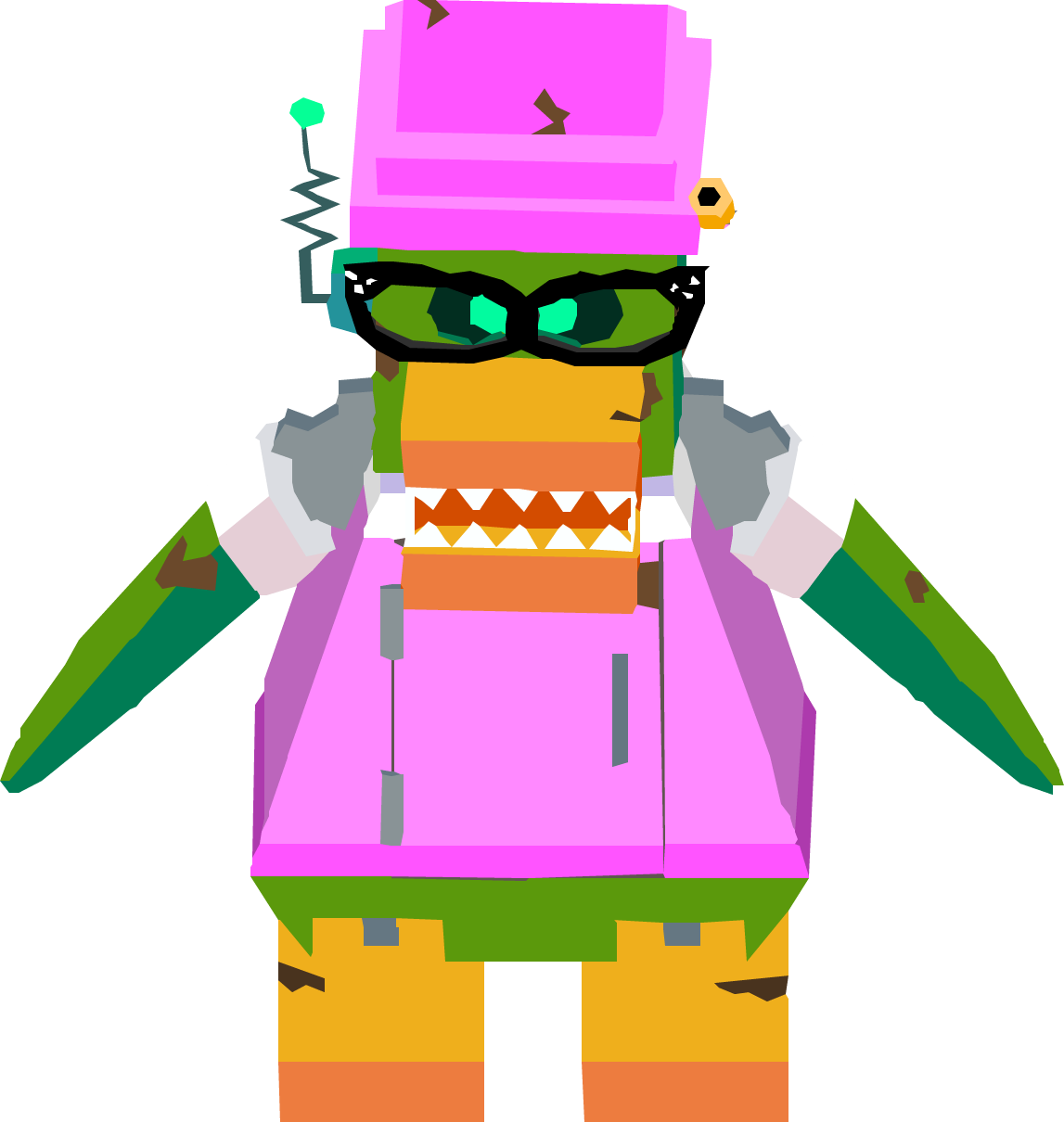 Aunt Arctic Bot Corrupted Sprite - Sprite (1147x1210)