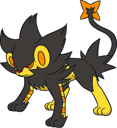 Mega Evolution Manectric Download - Shiny Luxray (382x420)