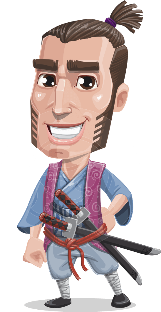 Hattori The Friendly Samurai - Samurai (957x1060)