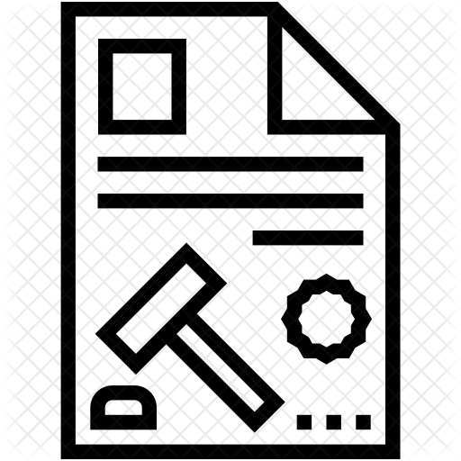 Contract Icon - Project Managementicon (512x512)