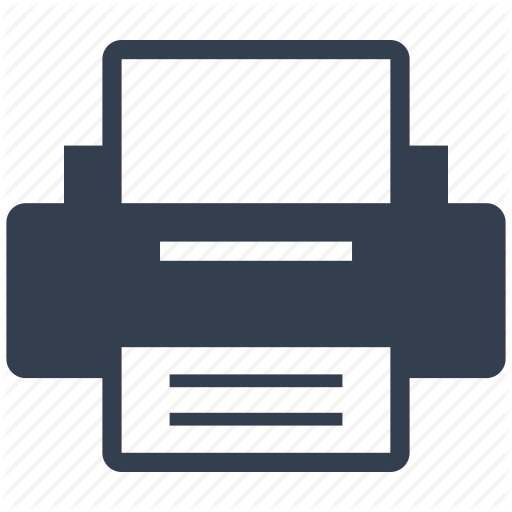 Hardware, Page, Peripheral, Print, Printer - Windows 10 Printer Icon (512x512)