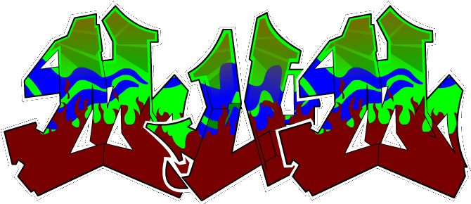 Graffiti Transparent Back Ground (676x293)