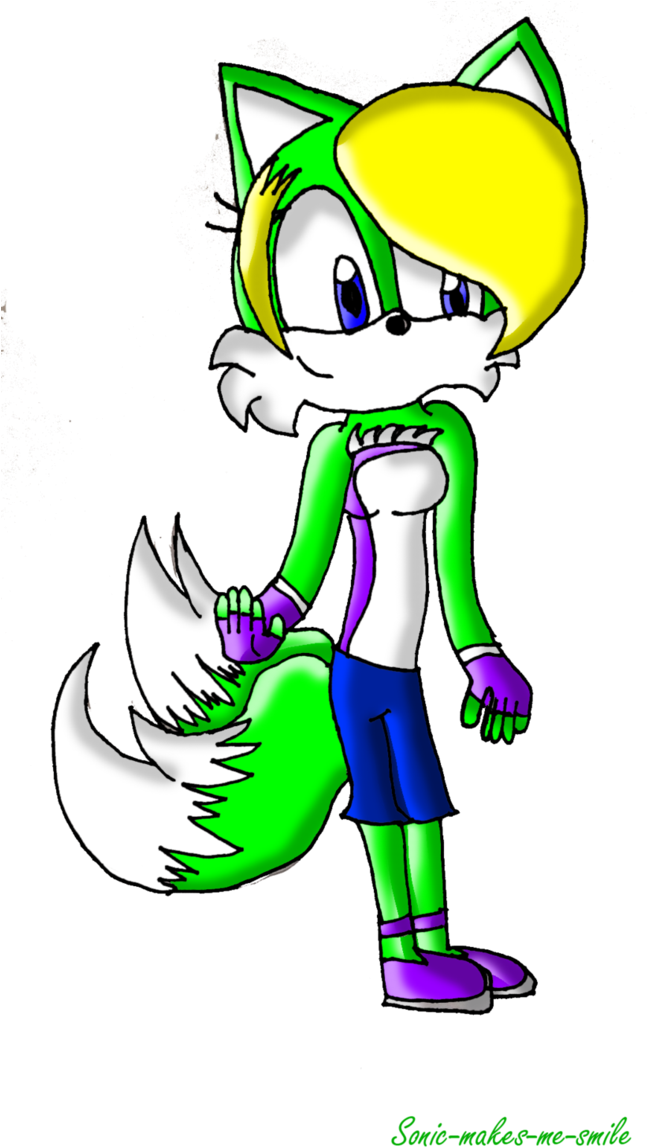 Lilly The Fox - Cartoon (670x1191)