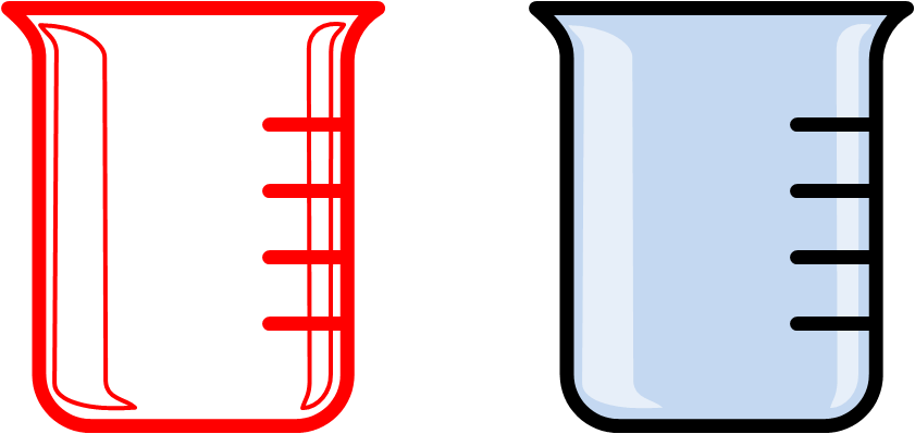 Drawn Bubble Powerpoint - Easy To Draw Beaker (841x399)