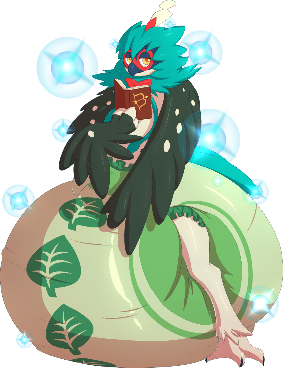 Introducing Hanzo - Cute Decidueye (984x1280)