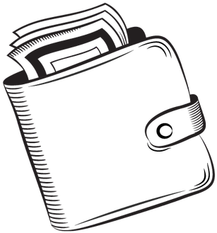Wallet Vector (363x368)