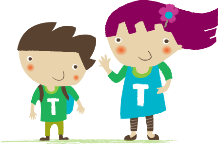 Tim & Tess - Cartoon (447x295)