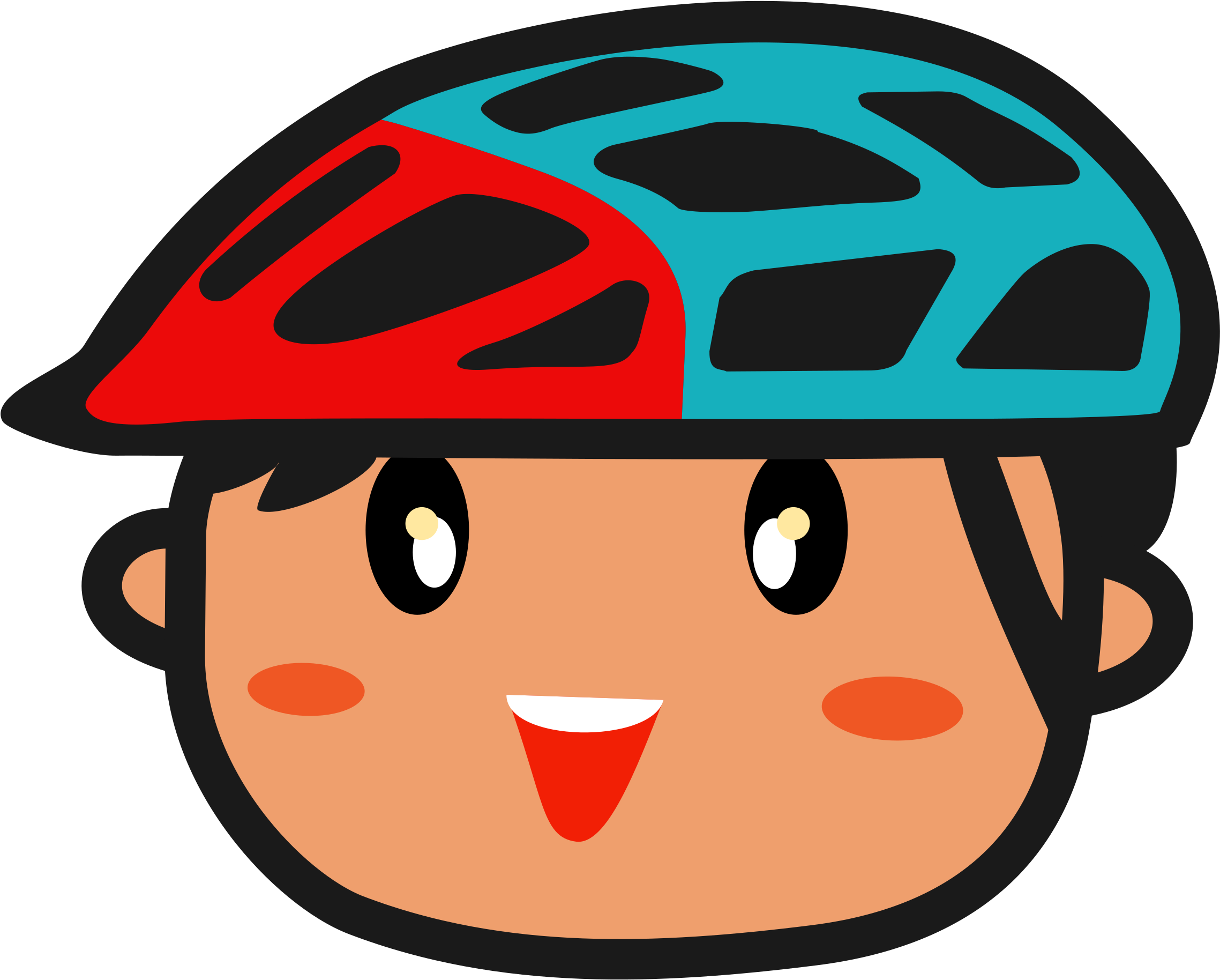 Biker - Hector Clipart (2400x1925)