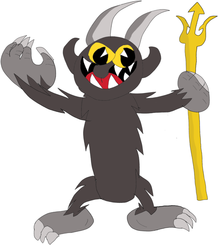 The Devil By Aluckytoaster - Cartoon (854x935)