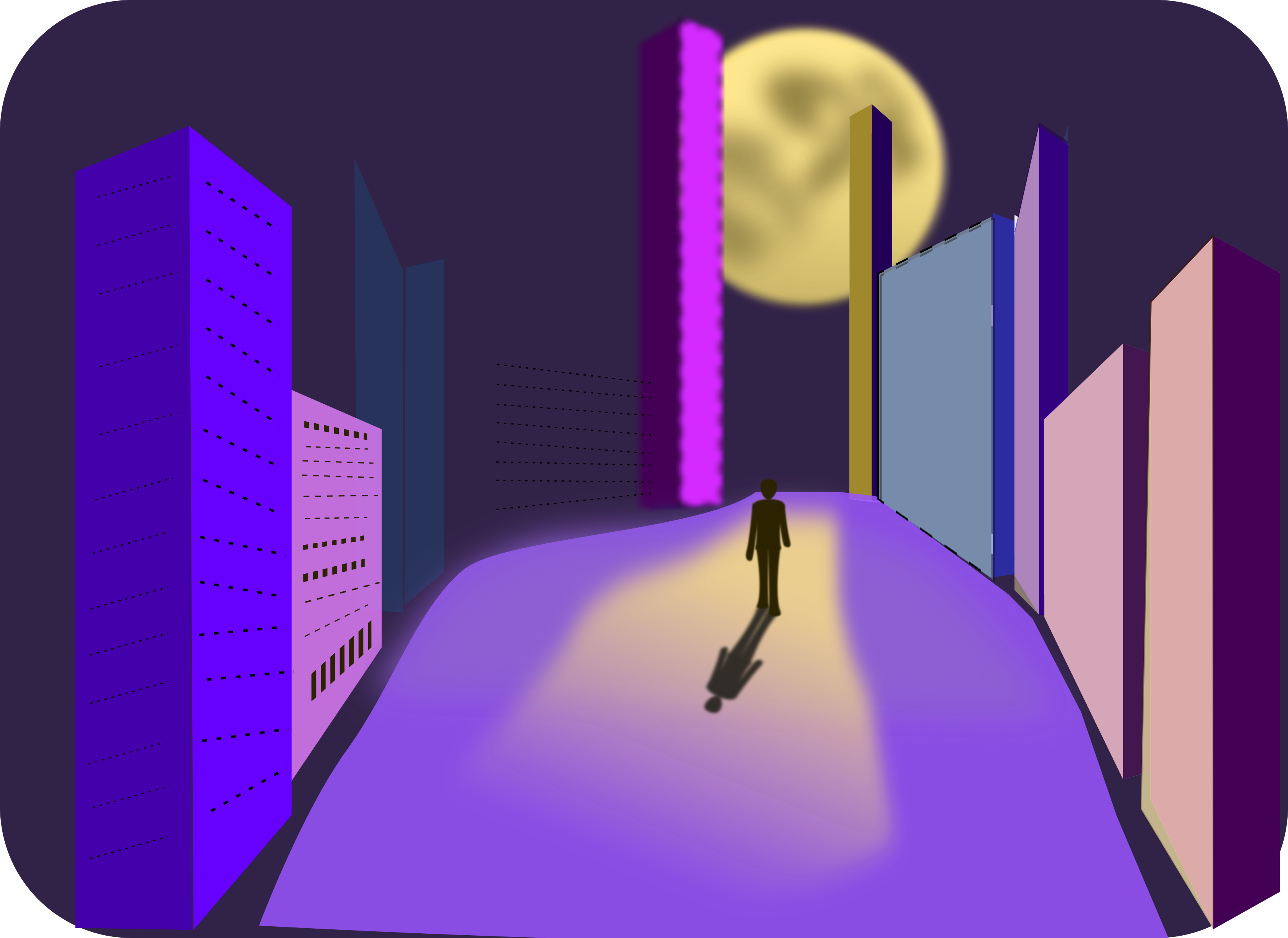 Big Image - 夜 の 女 イラスト (3296x2400)
