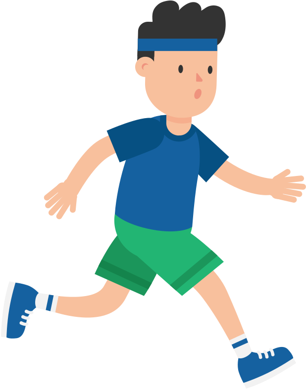 Open - Jogging Cartoon (2000x1125)