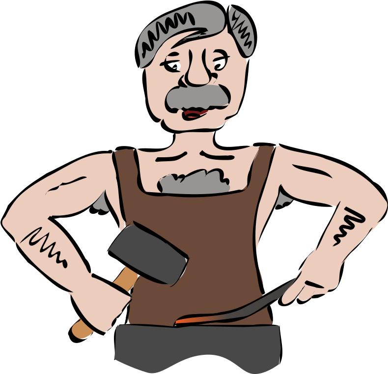 Smithy - Blacksmith Clipart (800x760)