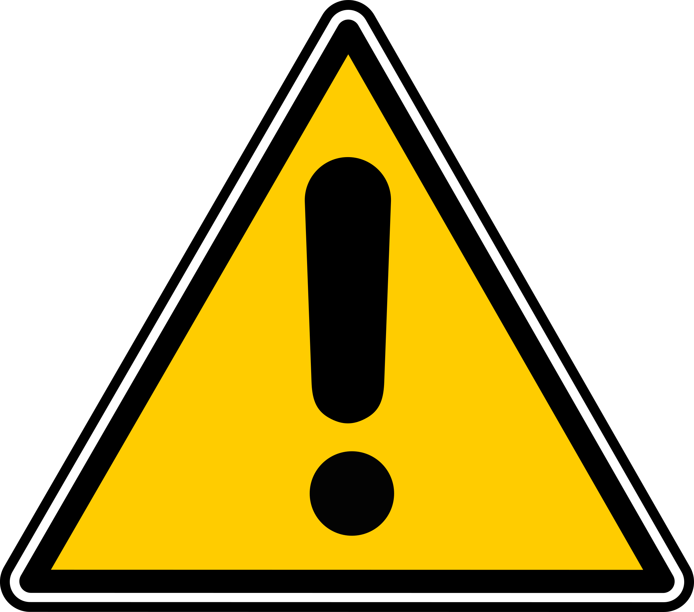 Beware Clipart (2400x2115)