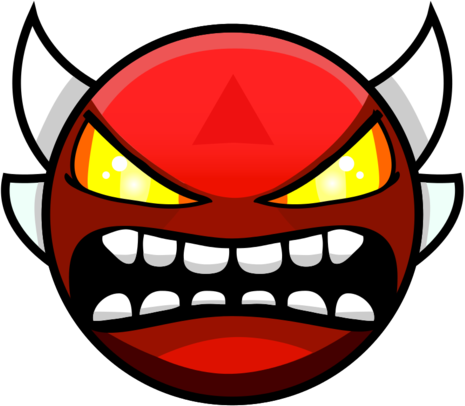 Image - Demon Face Geometry Dash (465x406)