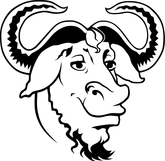 Heckert Gnu White - Gnu Png (535x523)