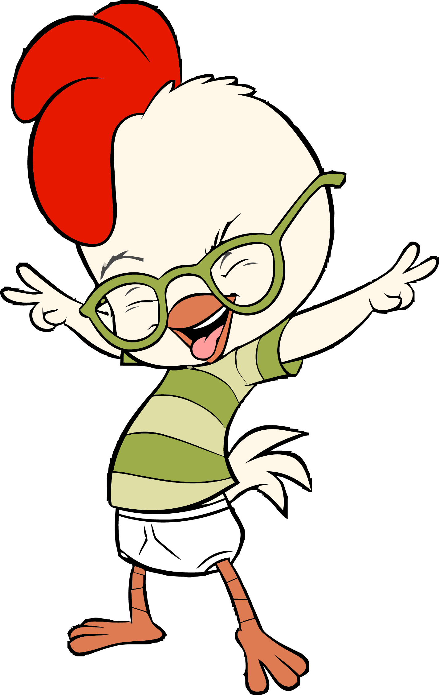 Chicken Little Abby Mallard Dog Announcer Buck Cluck - Chicken Little Cartoon (1425x2253)