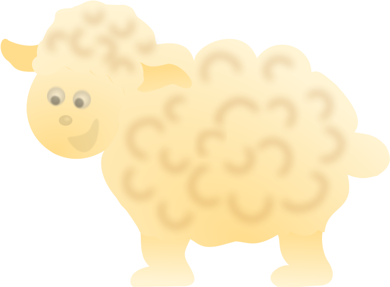 Free Sheep Cloud - Clip Art (800x581)
