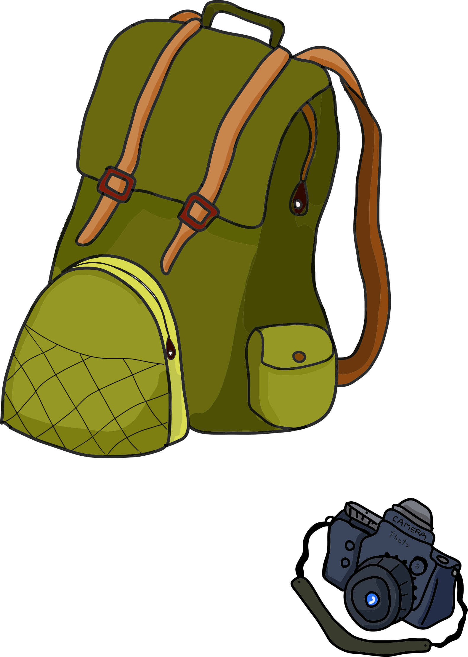 And Camera - กระเป๋า การ์ตูน Png (1580x2216)