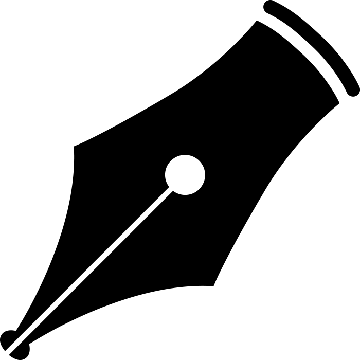 Article - Pen Nib Clipart (700x700)