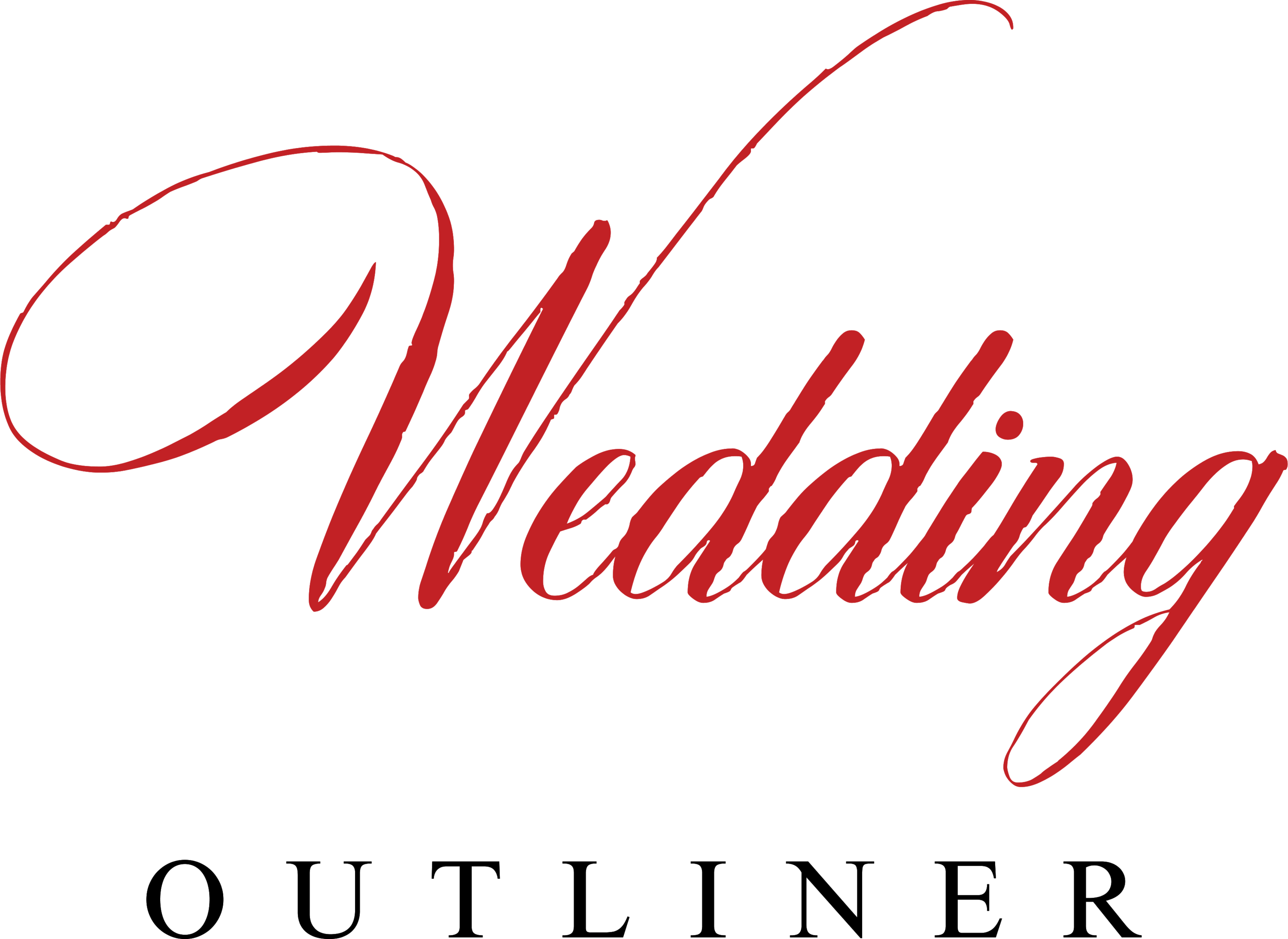 Wedding Outliner - Calligraphy (3000x2188)
