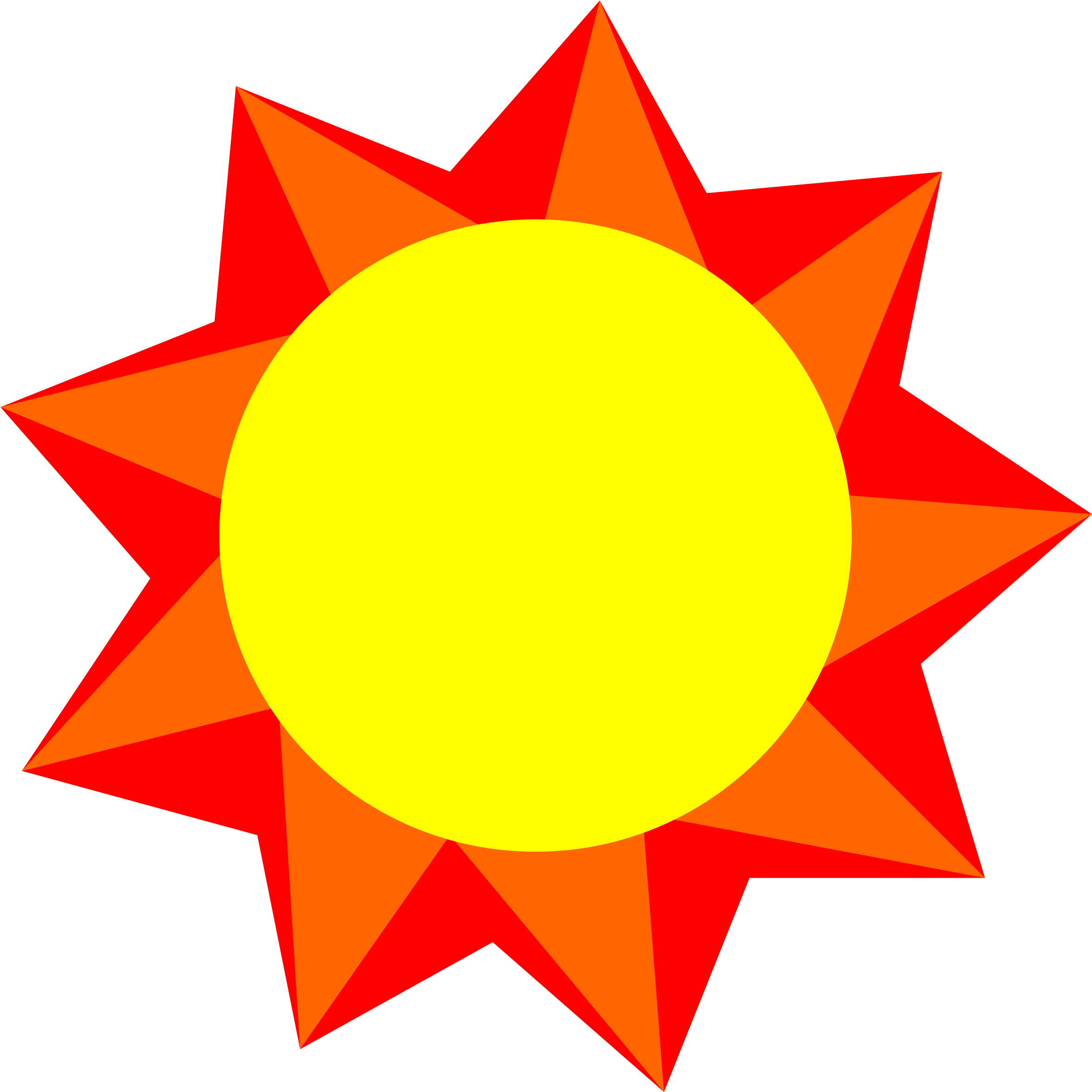 Spring, - Sun Yellow And Orange (2400x2400)