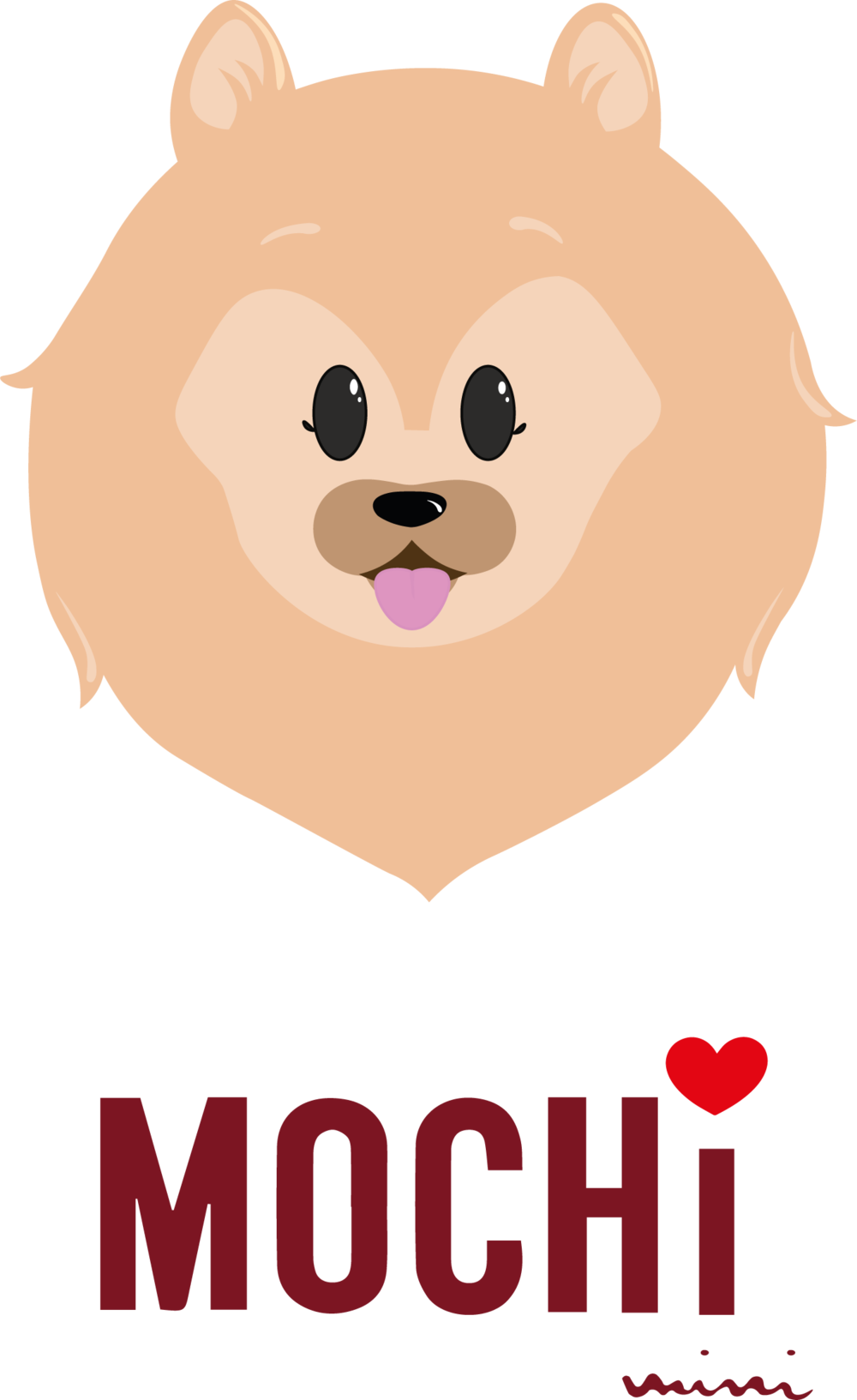 Pomeranian Clip Art (1000x1633)