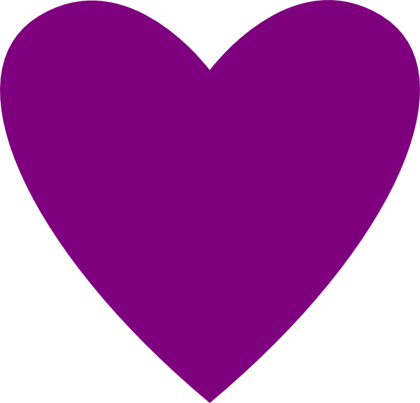 Plum Heart Clipart (600x576)