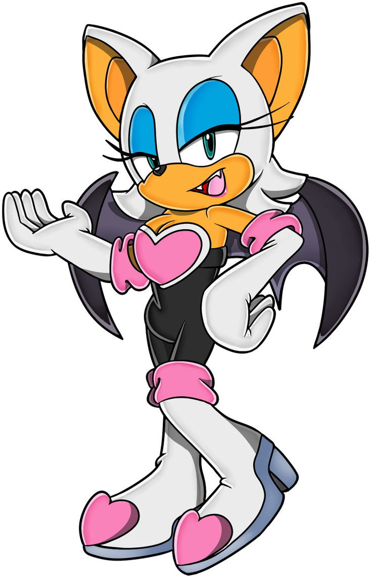Spd64 On Twitter - Rouge The Bat 2d (840x1200)