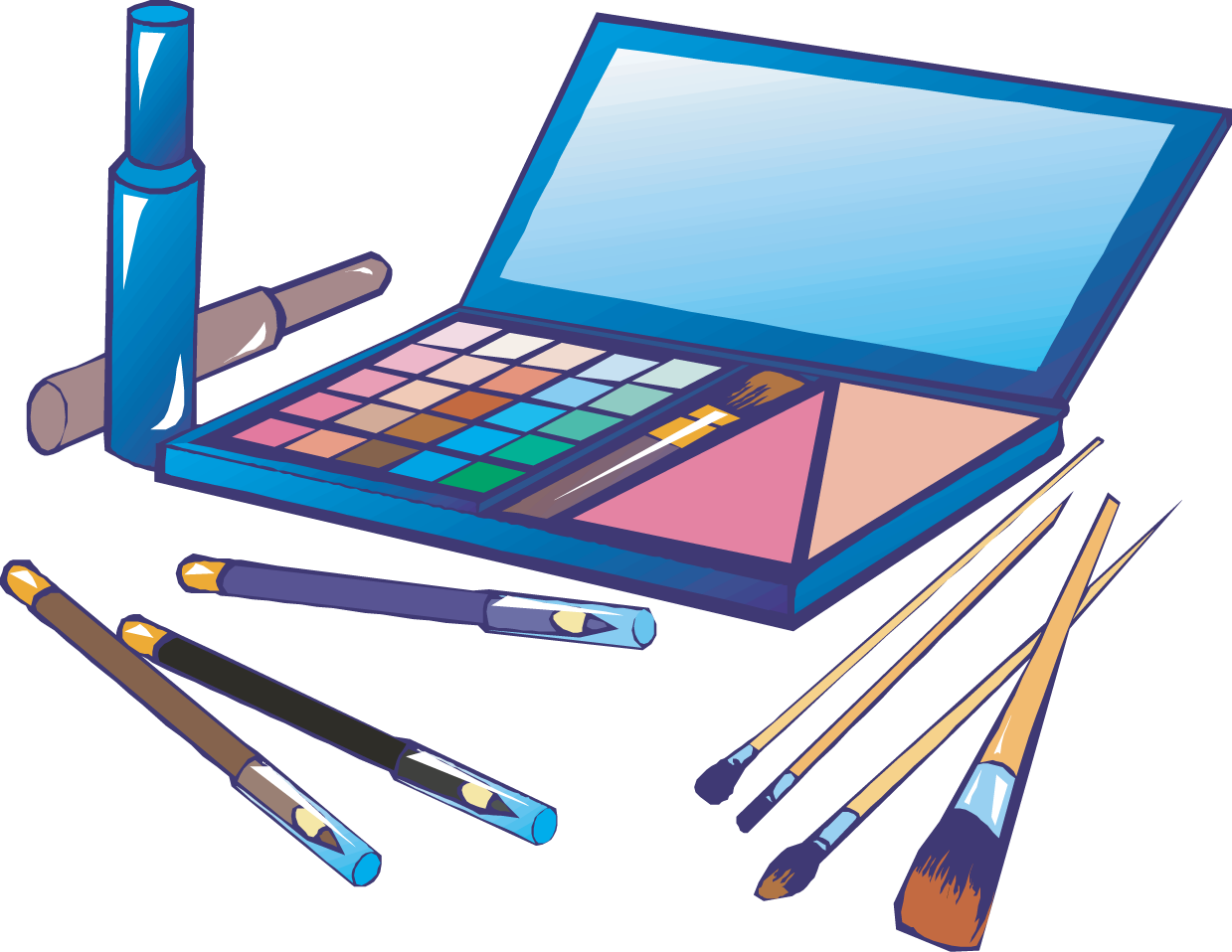 Clip Art - Cosmetics (1239x958)