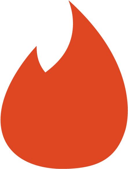 Tinder Icon Vector Logo - Tinder Icon (800x1055)