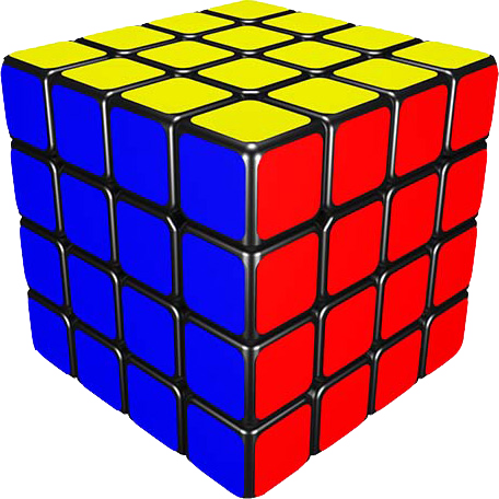 Solution Is Much The Same As 3×3×3 Cube Except Additional - 4x4x4 Cube (456x456)