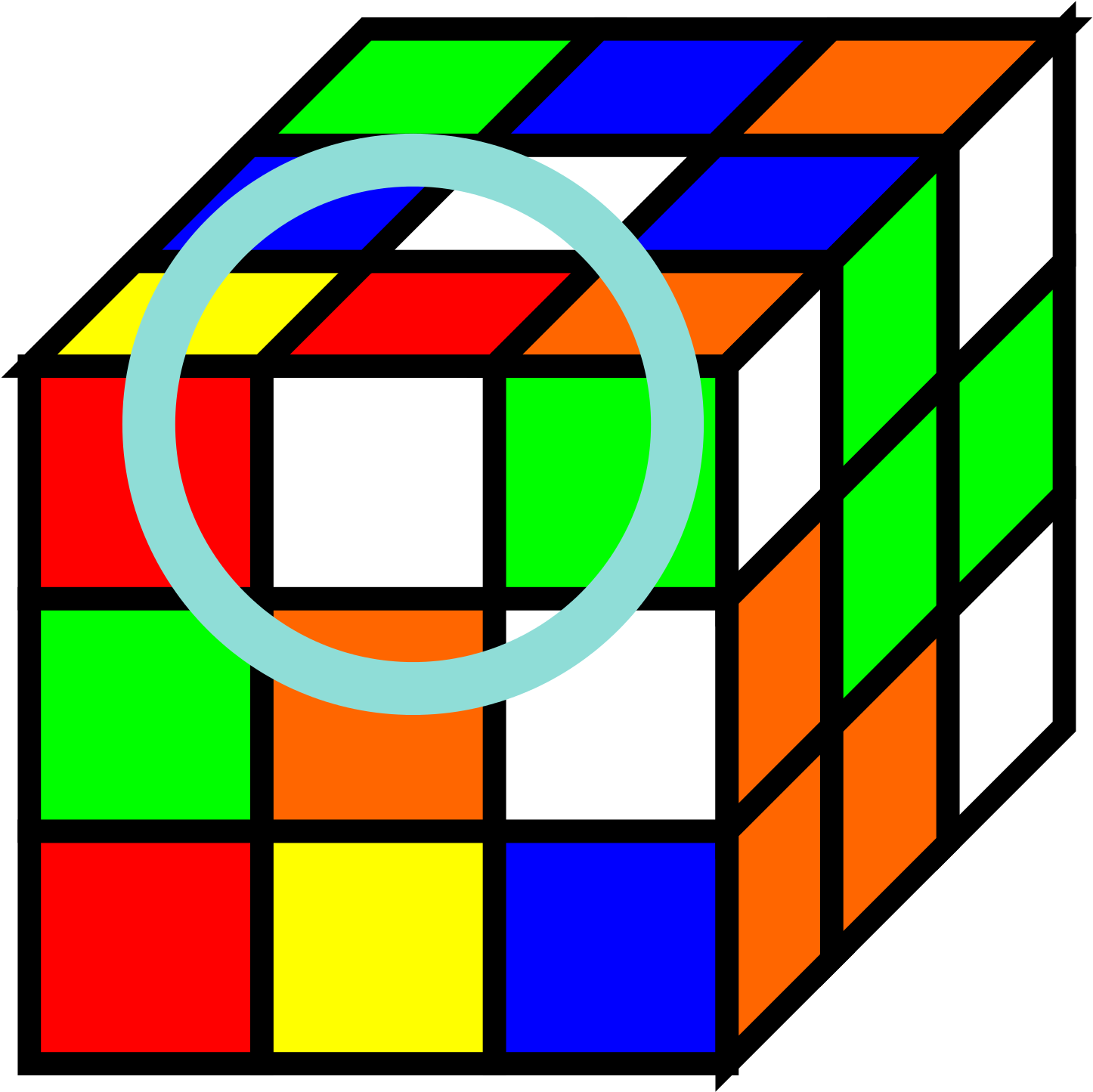 Open - Rubik's Cube (2000x2000)