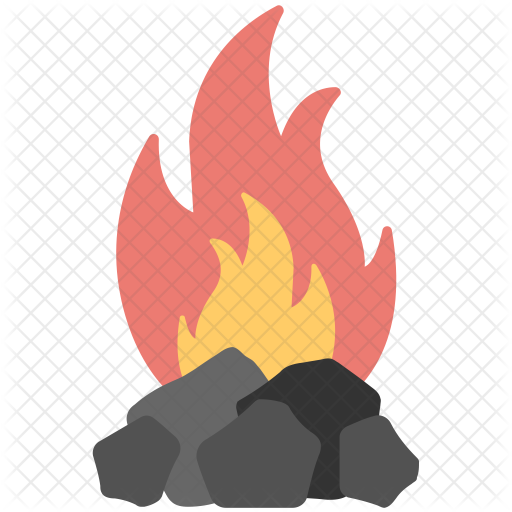 Fire Icon - Briquette Icon (512x512)