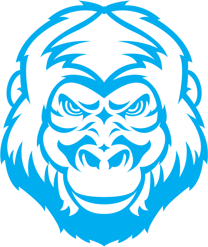Gorilla Free Vector (864x864)