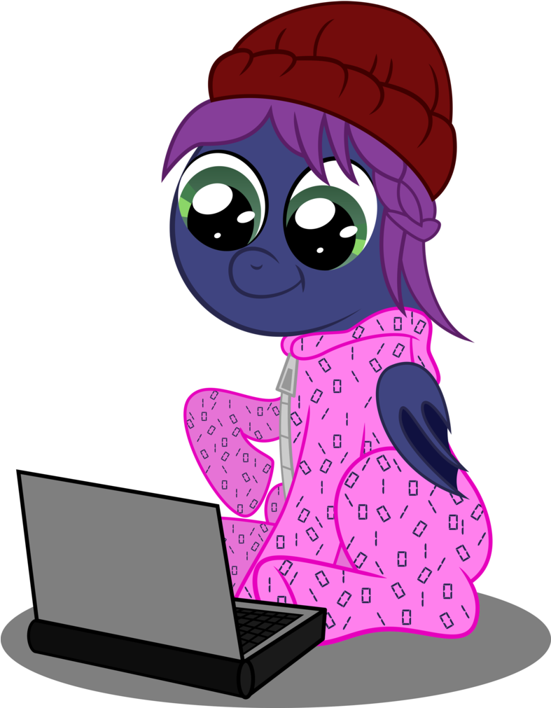 Surfing The Web By Spellboundcanvas - Cartoon (786x1017)
