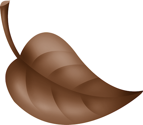 Faℓℓ ‿✿⁀○ - Tan Leaf Clip Art (464x405)