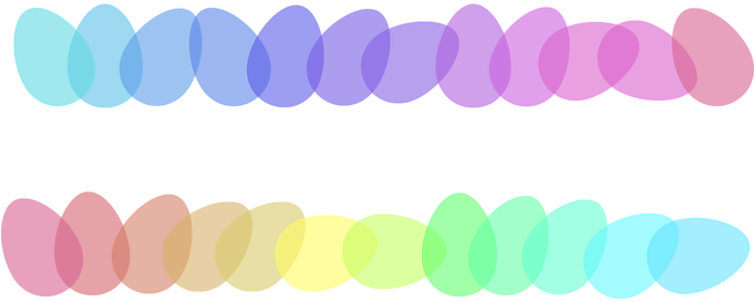 Eggs Chain, Easter, Colorful - Easter (680x340)