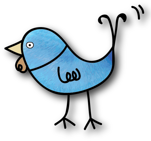 Blue Bird - Cartoon (499x492)